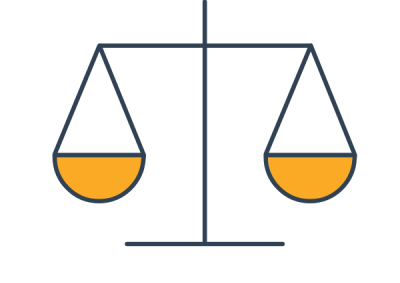 Balanced scales icon