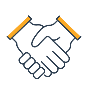 Shaking hands icon