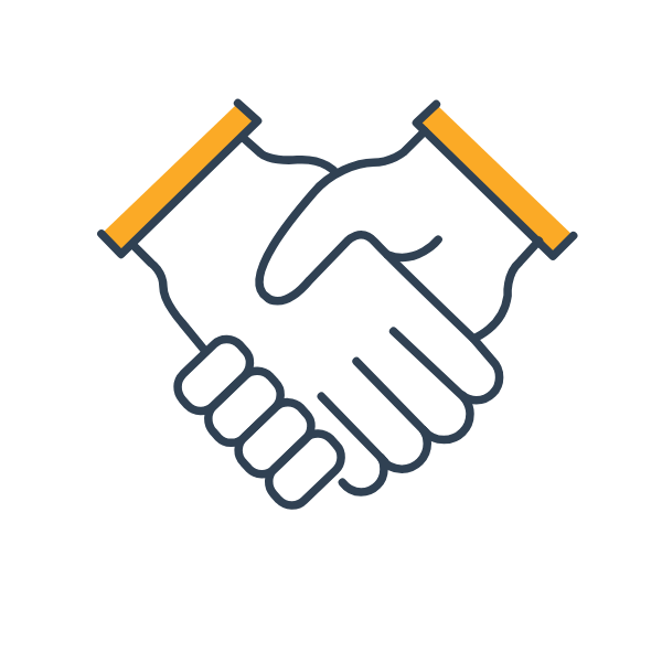 Shaking hands icon