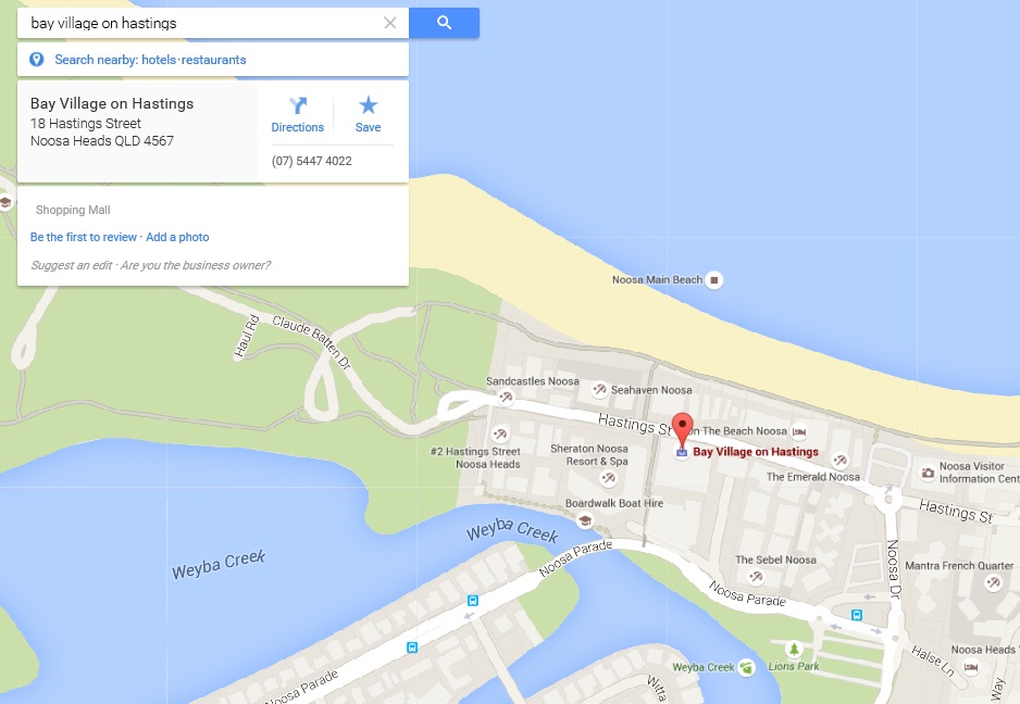 Noosa Map Hastings Street Body Corporate For Bay Village On Hastings Cts 33127 - 18 Hastings Street  Network Exemption | Australian Energy Regulator
